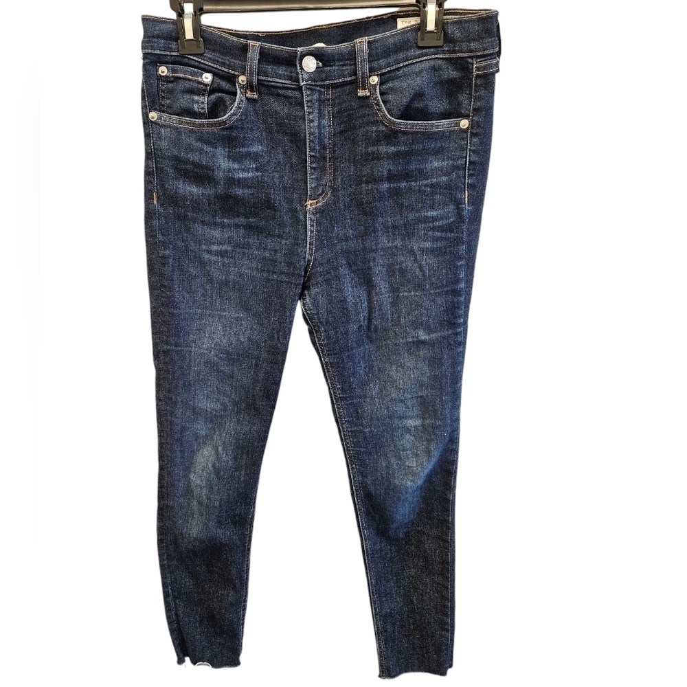 Rag & Bone 10 inch Ankle Skinny High Rise Jean Mad River